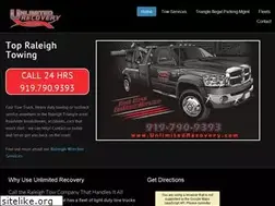 Sites similar to unlimitedrecoverytowing.com
