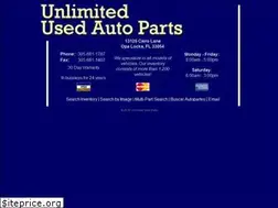 Sites similar to unlimitedusedparts.com