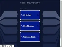 Sites similar to unlistednewyork.info