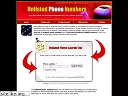 Sites similar to unlistedphonenumbers.biz