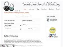 Sites similar to unlockcodebb.com
