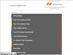 Sites similar to unlucky13game.com