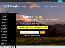 Sites similar to unmillonporelclima.es