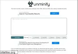 Sites similar to unminify.com