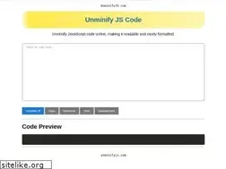 Sites similar to unminifyjs.com