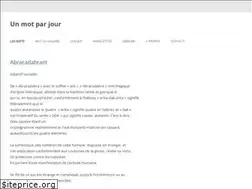 Sites similar to unmotparjour.fr