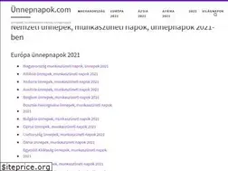 Sites similar to unnepnapok.com