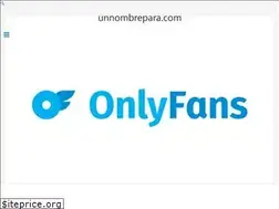 Sites similar to unnombrepara.com