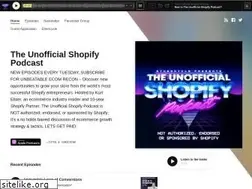 Sites similar to unofficialshopifypodcast.com