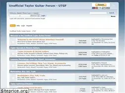 Sites similar to unofficialtaylorguitarforum.com