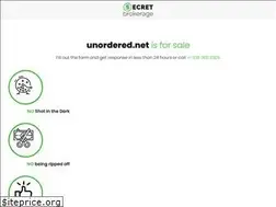 Sites similar to unordered.net