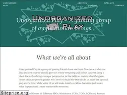 Sites similar to unorganizedplay.com