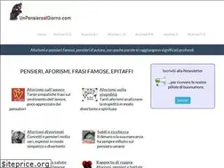 Sites similar to unpensieroalgiorno.com