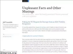Sites similar to unpleasantfacts.com