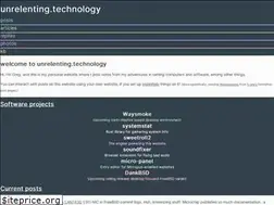 Sites similar to unrelenting.technology