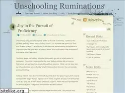 Sites similar to unschoolingblog.com