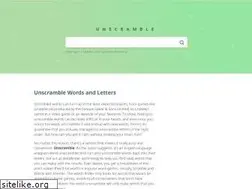 Sites similar to unscramble.me