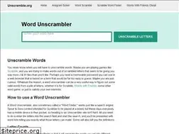 Sites similar to unscramble.org