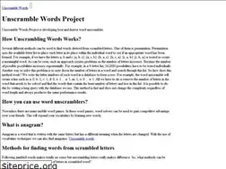 Sites similar to unscrambler.github.io