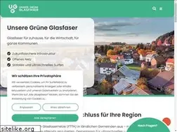 Sites similar to unseregrueneglasfaser.de