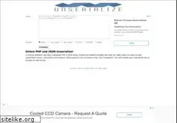 Sites similar to unserialize.com