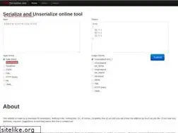 Sites similar to unserialize.me