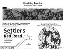 Sites similar to unsettlingamerica.wordpress.com