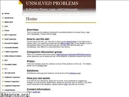 Sites similar to unsolvedproblems.org