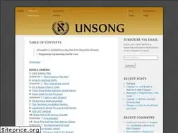 Sites similar to unsongbook.com
