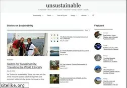 Sites similar to unsustainablemagazine.com