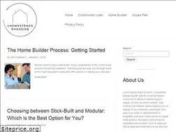 Sites similar to unsweetenedmagazine.com