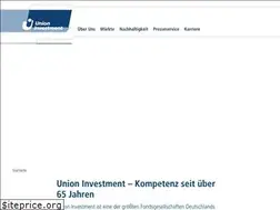 Sites similar to unternehmen.union-investment.de