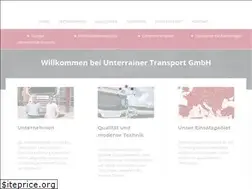 Sites similar to unterrainer-transporte.at