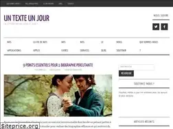Sites similar to untexteunjour.fr