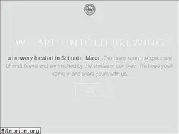 Sites similar to untoldbrewing.com