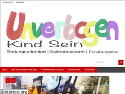 Sites similar to unverbogenkindsein.de
