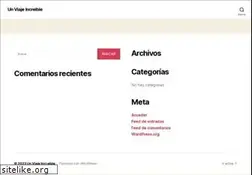 Sites similar to unviajeincreible.com