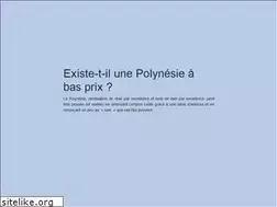 Sites similar to unvoyagepolynesie.com