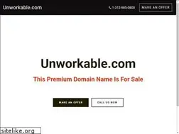 Sites similar to unworkable.com
