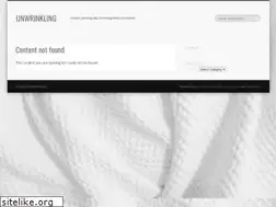 Sites similar to unwrinkling.com
