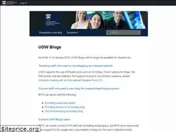 Sites similar to uowblogs.com