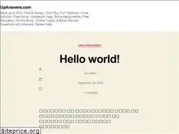 Sites similar to upanswers.com