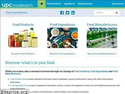 Sites similar to upcfoodsearch.com