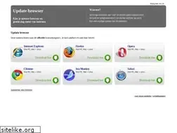 Sites similar to updatebrowser.net
