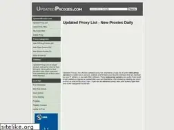 Sites similar to updatedproxies.com
