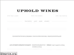 Sites similar to upholdwines.com