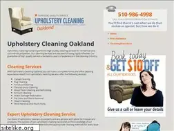 Sites similar to upholsterycleaningoakland.com