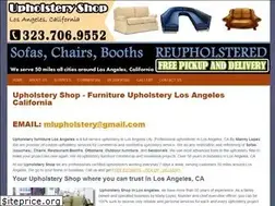 Sites similar to upholsteryshoplosangeles.com