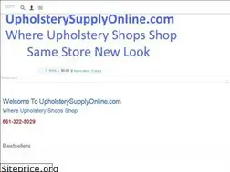 Sites similar to upholsterysupplyonline.com