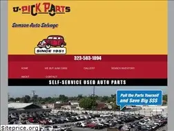 Sites similar to upickpartsla.com